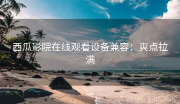 西瓜影院在线观看设备兼容：爽点拉满