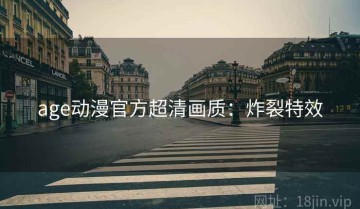 age动漫官方超清画质：炸裂特效
