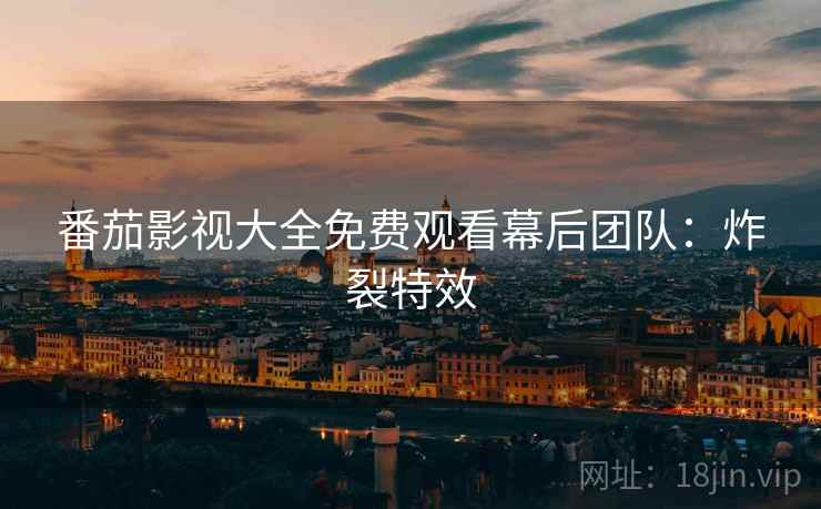 番茄影视大全免费观看幕后团队：炸裂特效